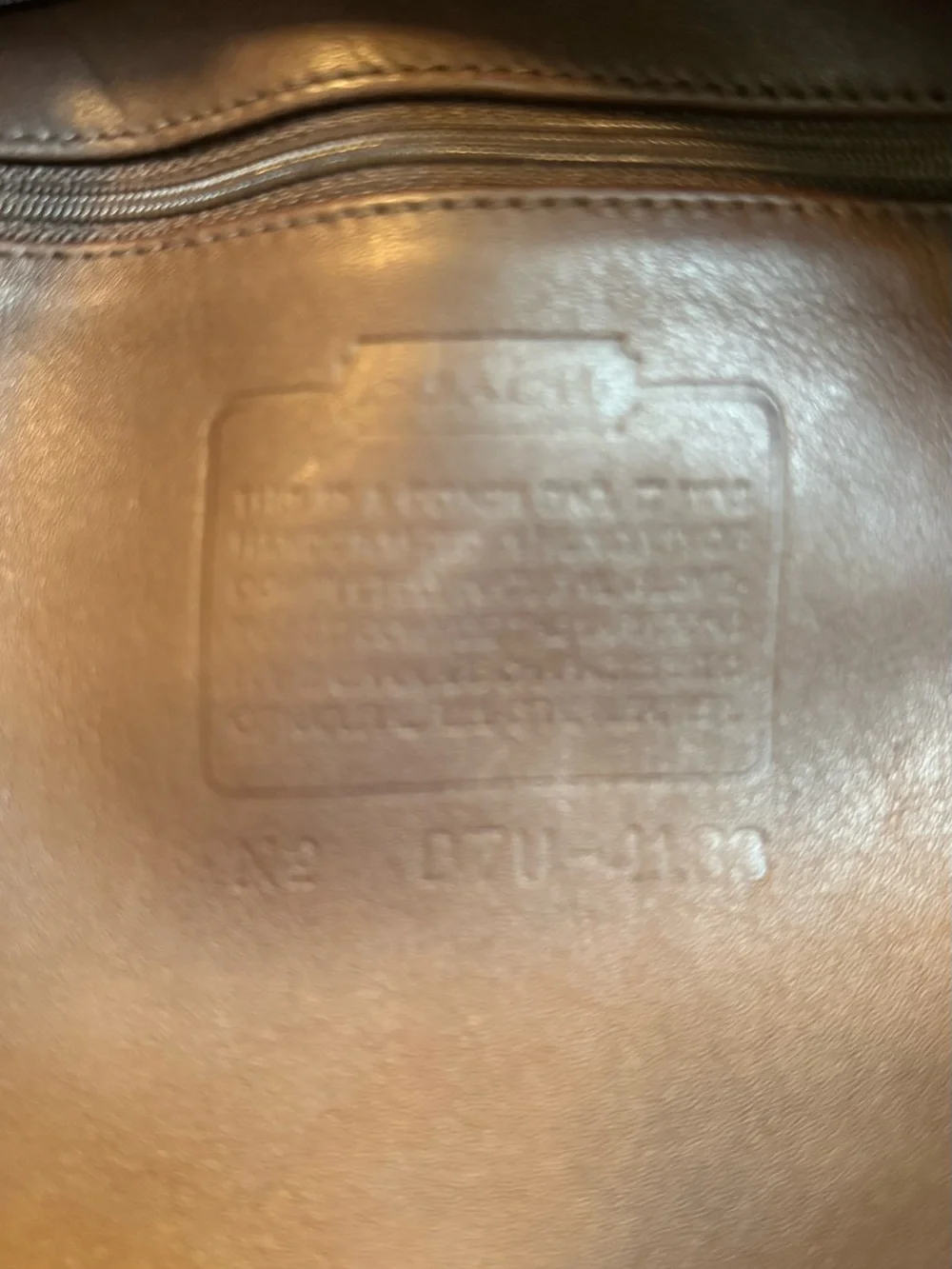 Coach classic brown